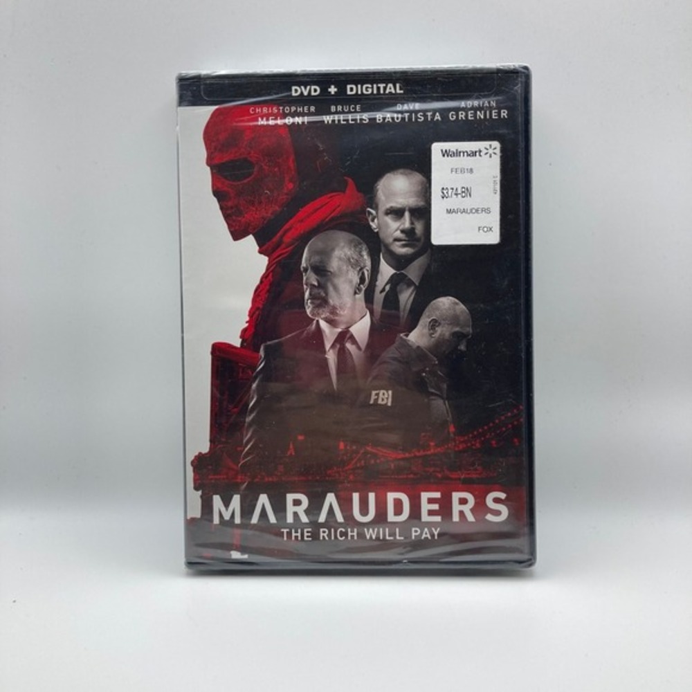 Marauders Christopher Meloni, Bruce Willis, and Dave Bautista Action/Thriller
